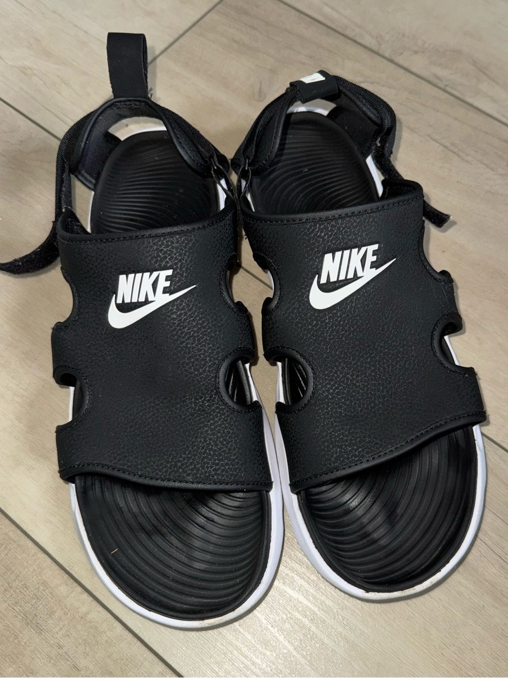 Nike Men’s Black Slide Sandals with Cushioned Footbed